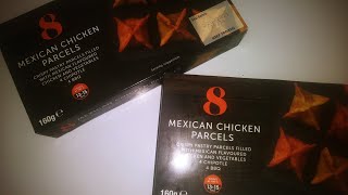 Mexican chicken parcels 4 chipotle & 4 BBQ cooking review 160g