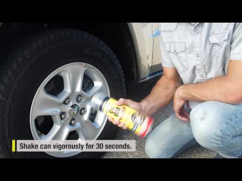 How to Use Fix-A-Flat to Fix a Flat Tire