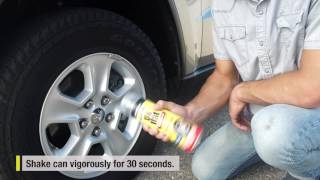 How to Use Fix-A-Flat to Fix a Flat Tire