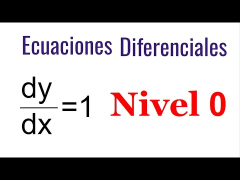 ECUACIONES DIFERENCIALES SENCILLAS