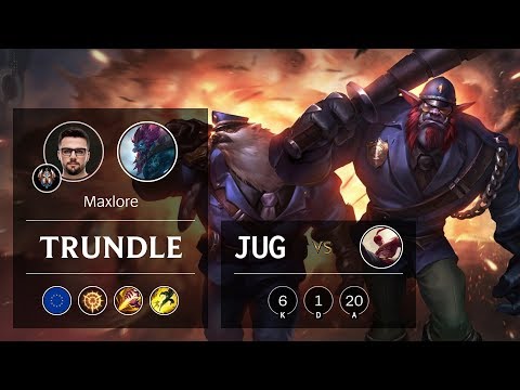 Trundle Jungle vs Lee Sin - EUW Challenger Patch 9.24