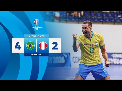 BRASIL 4 – 2 PERÚ | HIGHLIGHTS | CONMEBOL COPA AMÉRICA FUTSAL 2026™