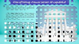 Process Server New Jersey Do They Really Help You