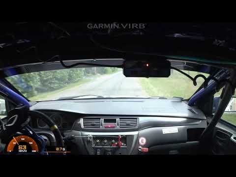 Rallye Železné hory 2019 RZ3  Mariusz Zieliński / Ryszard Chlebowski Mitsubishi Lancer EVO onboard
