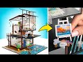 Multi Level Cozy House With Lights And Attic Dollhouse Kit