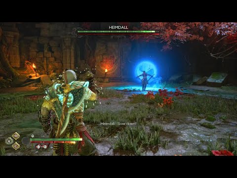 Draupn Spear Rain oneshot Heimdall - God of War Ragnarök