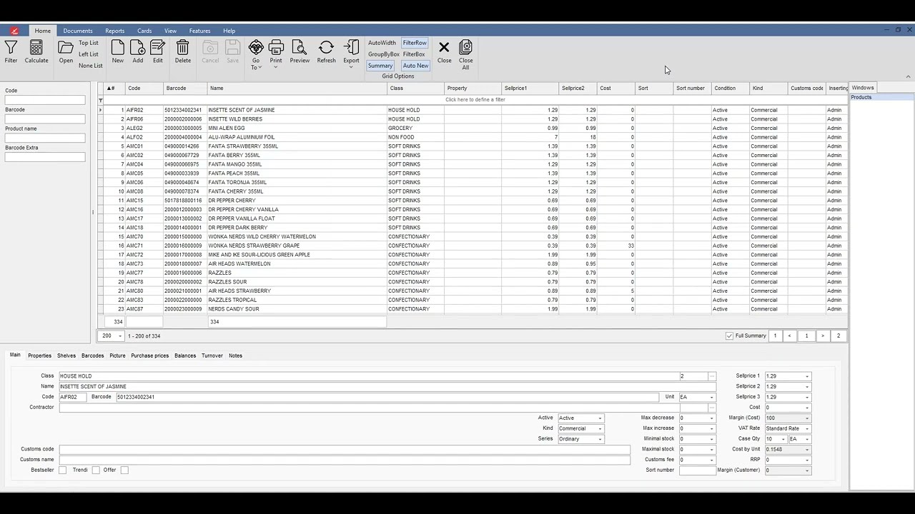 Logix ERP Tutorial: Products Section Explained – Part 1
