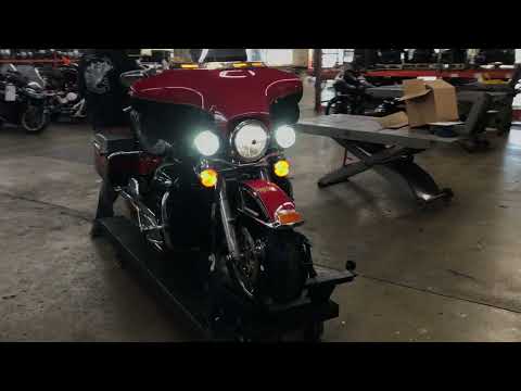2011 Harley Electra Glide Trunk Box Tour Pak CHERRY RED / MERLOT