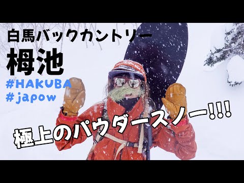 【白馬栂池】バックカントリーで極上のふわふわパウダースノーを満喫！山を登ったご褒美をしっかりいただきました！with リズムワークス旭立太ガイド