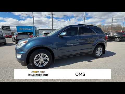 2016 Chevrolet Equinox FWD 4dr LT in Blue for sale at Ontario Motor Sales in Oshawa, ON