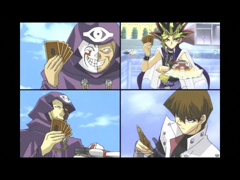 Yugi & Kaiba vs Lumis & Umbra!! A tag team duel of epic proportions with everything on the line!