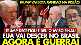 TRUMP ESTÁ DESCENDO pro BRASIL! MORAES DESESPERADO após TRUMP e RUBIO MANDAR RECADO: AGORA É GUERRA!