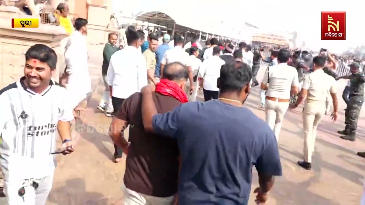 ଶ୍ରୀମନ୍ଦିରରୁ ଦର୍ଶନ ସାରି ଫେରିଲେ ଭାରତୀୟ ଖେଳାଳି।