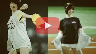 【動画付き】篠田麻里子 超絶ショートパンツ始球式、ソフトＢ鶴岡絶賛〈ニュースにRapBattle〉