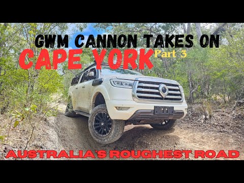 Towing a 3-Ton Caravan Through CAPE YORK Madness – GWM Cannon Struggles, Ferry Crossing & WW2 Wrecks