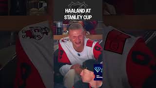 Haaland loving the Stanley Cup vibes ????????