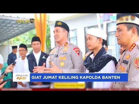 KAPOLDA BANTEN GELAR JUMATAN KELILING DI KOTA TANGERANG