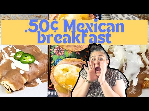 MEXICAN BREAKFAST IDEAS WITH EGGS.