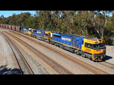 Hunter Valley Coal Trains. Australia