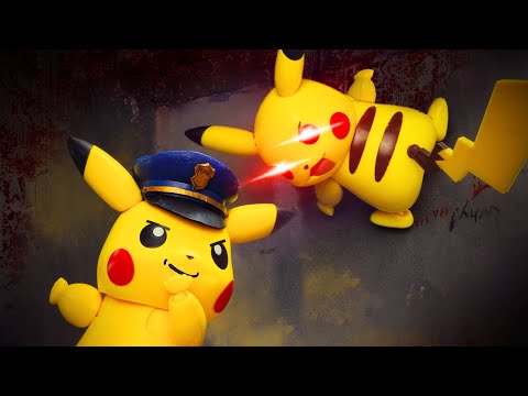 Pokemon Battle Pikachu Prison Break Fail Stop Motion