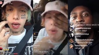 Lil Xan gets SNATCHED UP by Manager on Instagram Live Video and Says They Control Him