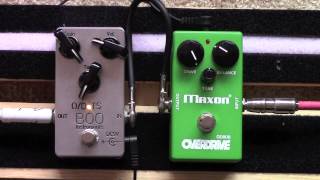 Video thumbnail for Boo Instruments O/D TS Overdrive Tube Screamer Clone Vs Maxon OD 808 by Simon Smith