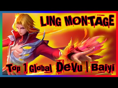 LING MONTAGE ART OF KILLING!! TOP 1 GLOBAL & ITALY NUMERO 1 LING by DeVu | Baiyi - Mobile Legends