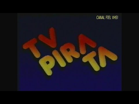 Rede Globo vinheta de abertura 'TV Pirata'. + oferecimento 09/03/1989.