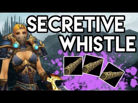 Secretive Whistle  - Epic Rogue Item for Warlords of Draenor 6.0