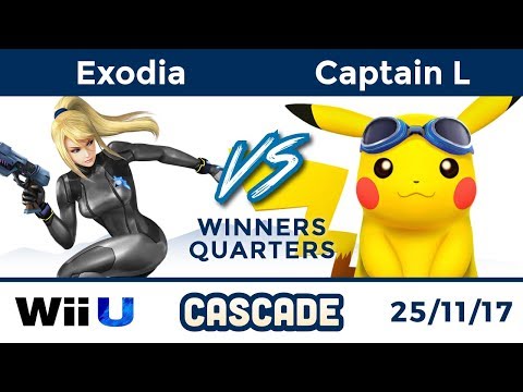 Cascade Singles: WR2 - Exodia (Zero Suit Samus) vs Captain L (Pikachu)