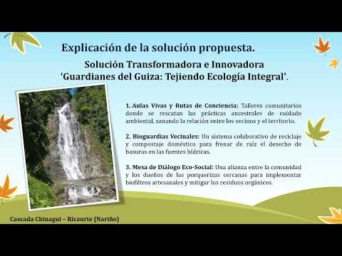 PROYECTO DE ECOLOGÍA INTEGRAL EN EL MUNICIPIO DE RICAURTE – NARIÑO BARRIO CARTAGENA