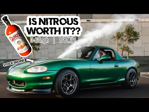 How Much Faster Does NITROUS Make The Miata?