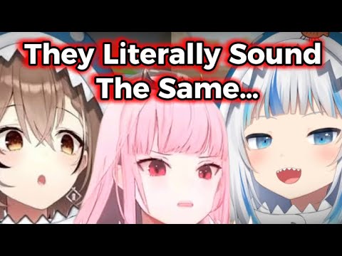 Calli Can’t Believe She Doesn’t Know Exactly Gura and Mumei Sound Like【Hololive】