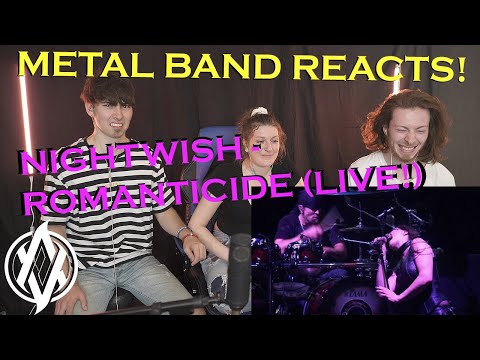 Metal Band Reacts! | Nightwish - Romanticide (Live) *REUPLOADED*
