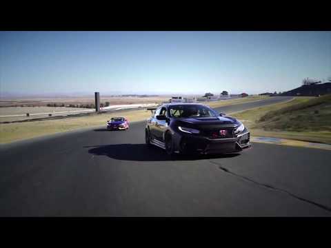 Thumbnail for Honda Performance Development Civic Type R TC Race Car on the track by Honda Performance Development