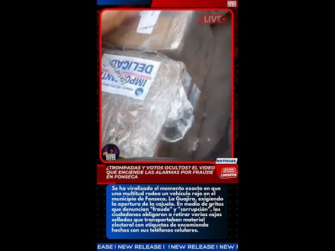 ¿Trompadas y votos ocultos? El video que enciende las alarmas por fraude en Fonseca.