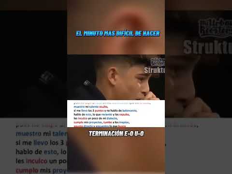 el mejor minuto de presentación del menor 🤯