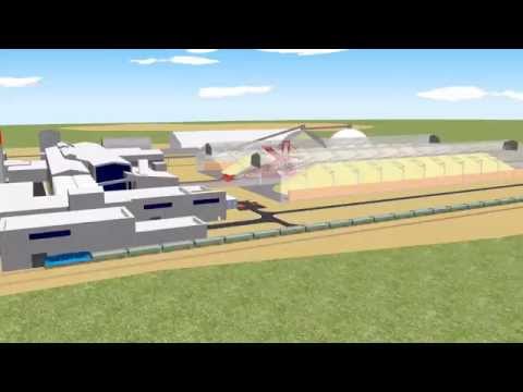 Trailer of 3D animation of a logistical concept
