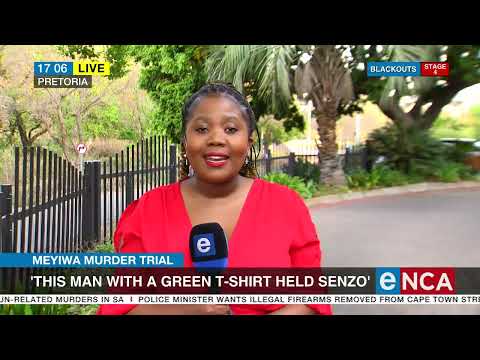 Senzo Meyiwa Trial 'This man with green T shirt held Senzo'