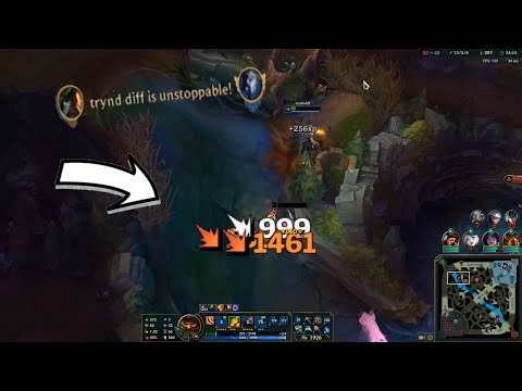 one shotting Kindred 3 times in one game as gangplank