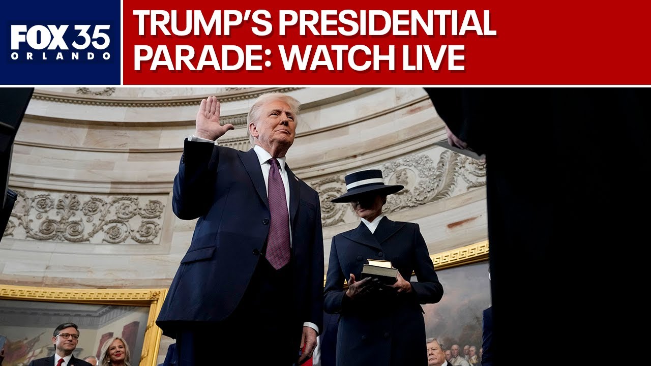 Donald Trump inauguration: Presidential Parade LIVE