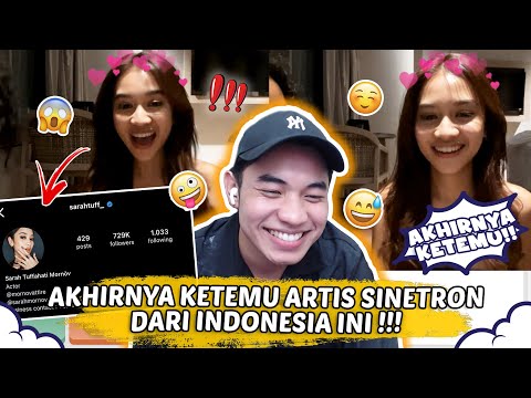 Ketemu Artis Sinetron Indonesia , Dia Fans Fiki Naki??!!