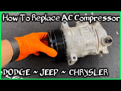 How to Replace AC Compressor Dodge Chrysler Jeep 2.4L