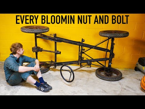 Dismantling A 100 year old Austin 7 Rolling Chassis From Start To Finish