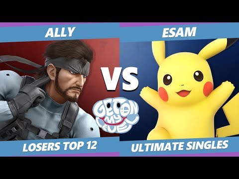 GOML 2019 SSBU - PG | Esam (Pikachu) Vs. Ally (Snake) Smash Ultimate Tournament Losers Top 12