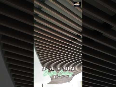 M6 Aluminium Baffle Ceiling @ Rawang