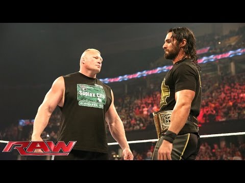 Brock Lesnar is revealed as Seth Rollins' next challenger: Raw, June 15, 2015