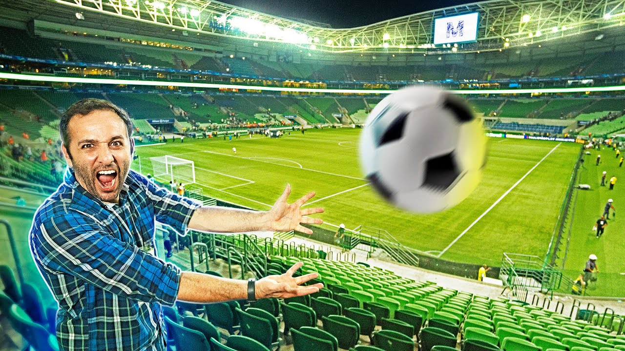 Por DENTRO de um ESTÁDIO de FUTEBOL? #Boravê