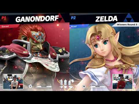 SSB203 Winners Quarters  - Sorool (Bowser, Ganondorf) vs Aced (Zelda)