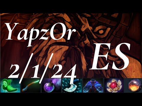 YapzOr Earthshaker vs Save Windranger, Lifestealer, Mars, Tiny - literally unplayable - dota2